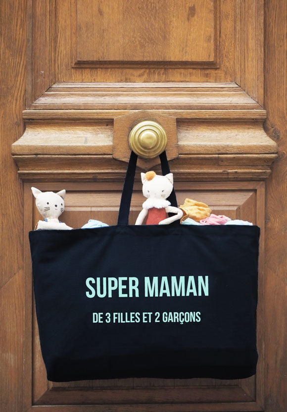 Fête des Mères - Cabas XXL personnalisé ❤️