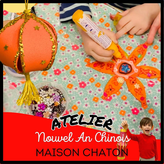 Atelier créatif - Nouvel An Chinois - Activité enfant Paris 9 -