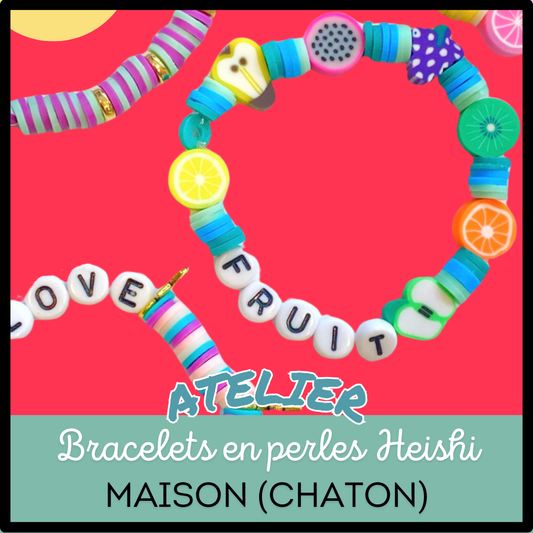 Atelier créatif - Bracelets en perles Heishi - Activité enfant Paris 9 -