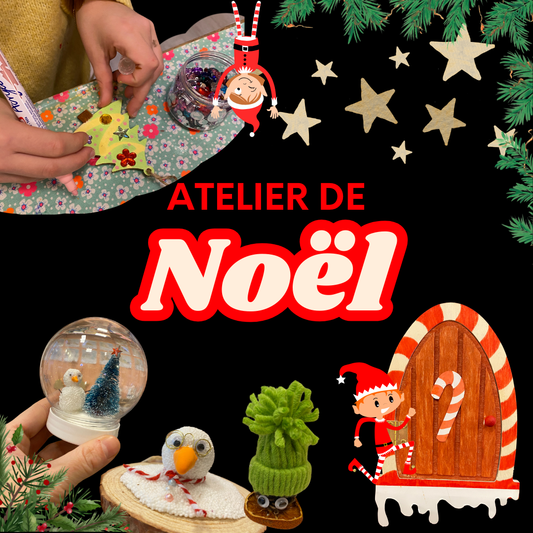 Atelier créatif - Noël 1h - Activité enfant Paris 9 -