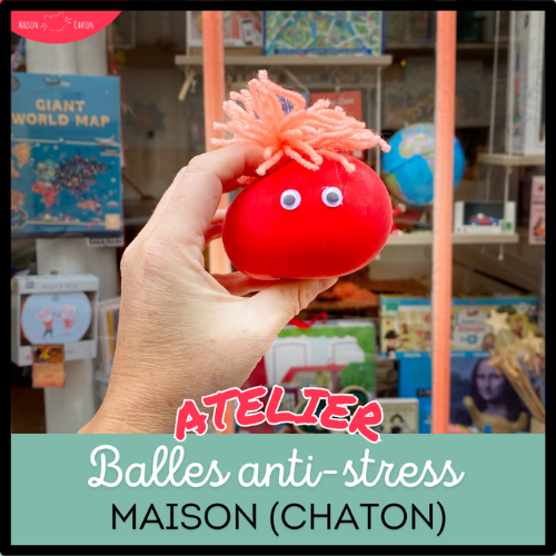 Atelier créatif - balle anti stress - Activité enfant Paris 9 -