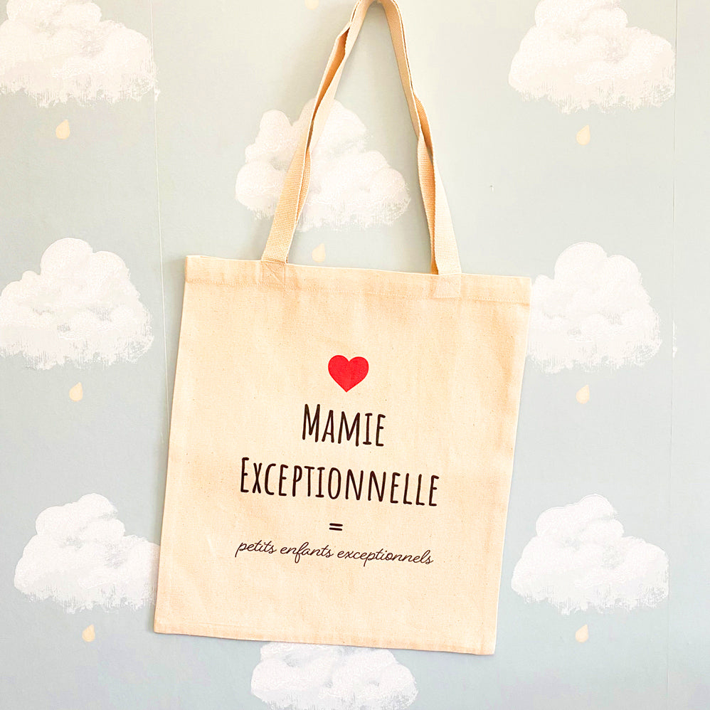 Tote Bag "Mamie Exceptionnelle" ❤️