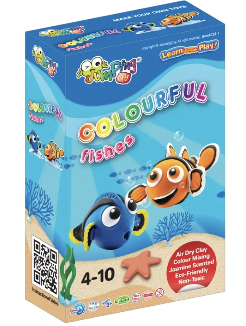 Kit de modelage Poisson Colorful Fish - Jumping Clay