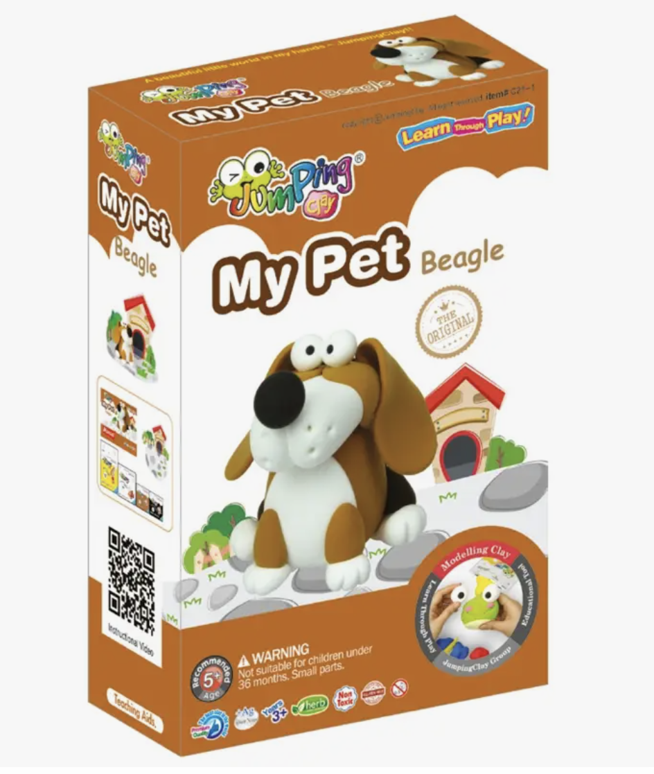 Kit de modelage Chien Beagle - Jumping Clay