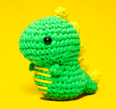 Kit initiation au crochet Fred the Dinosaure (en anglais) - The Woobles