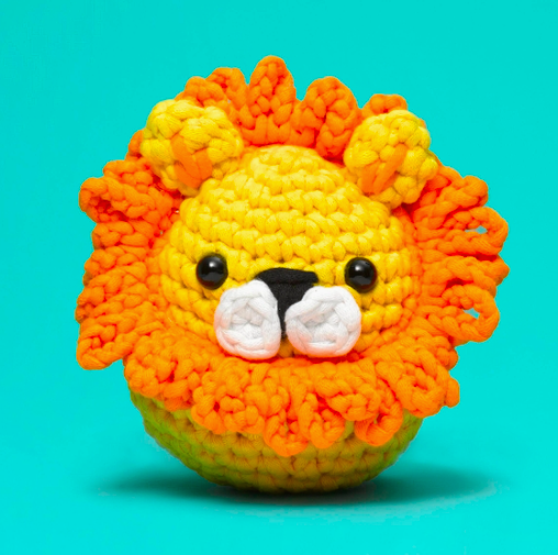 Kit de crochet Sebastian le Lion (en anglais) - The Woobles