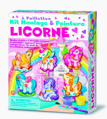 Kit moulage et peinture de Licorne 4M