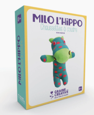 Chaussette à coudre - Hippo - Graine Créative