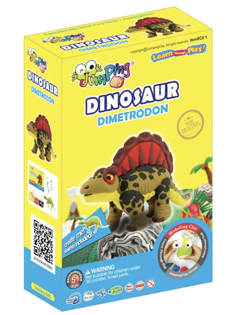 Kit de modelage Dinosaure Dimetrodon - Jumping Clay